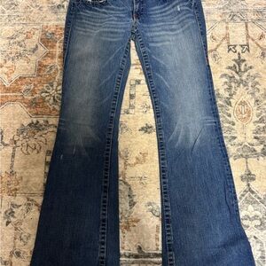 True Religion Dark Blue Flare Jeans